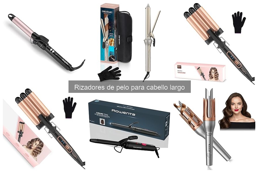 Comparativa: Rizadores de turmalina vs cerámica para cabello largo