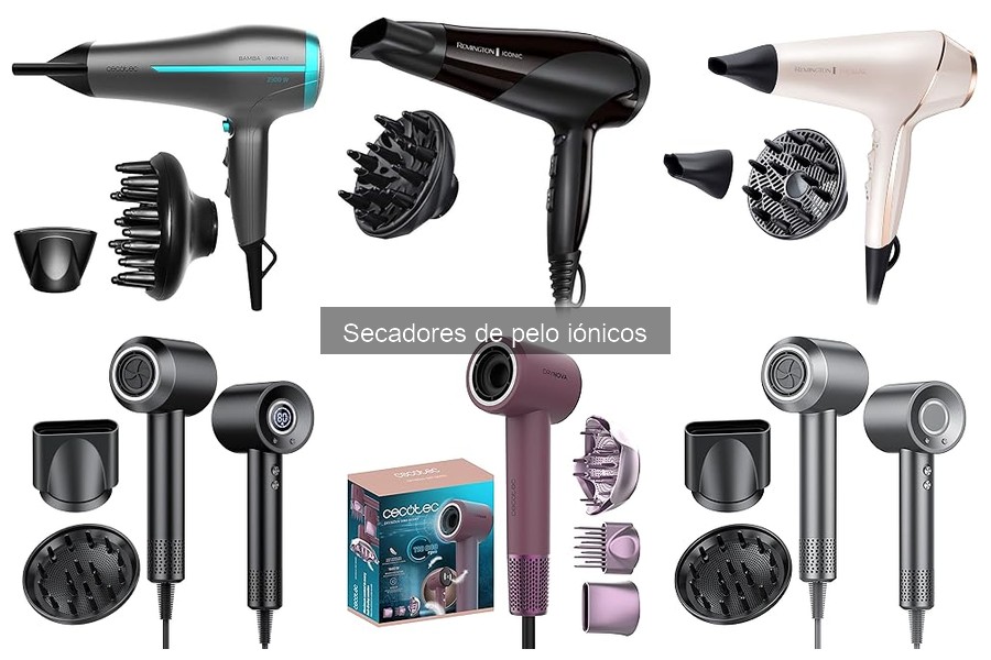Comparativa: Secadores de Pelo Iónicos vs. Convencionales