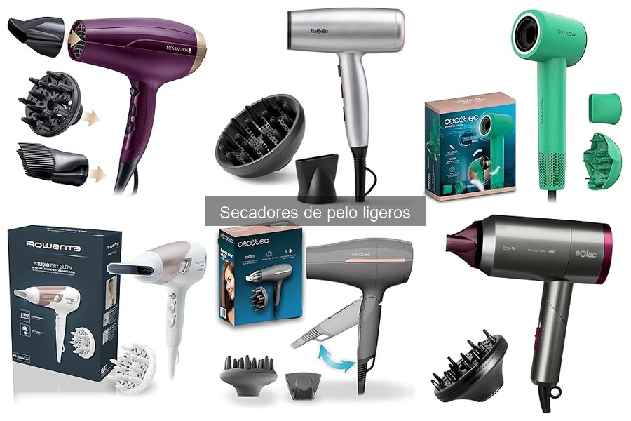 Comparativa: Secadores de Pelo Ligeros vs. Tradicionales