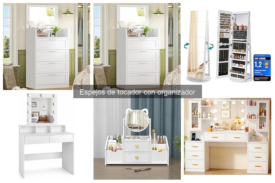 Consejos para el Mantenimiento de Espejos de Tocador con Organizador