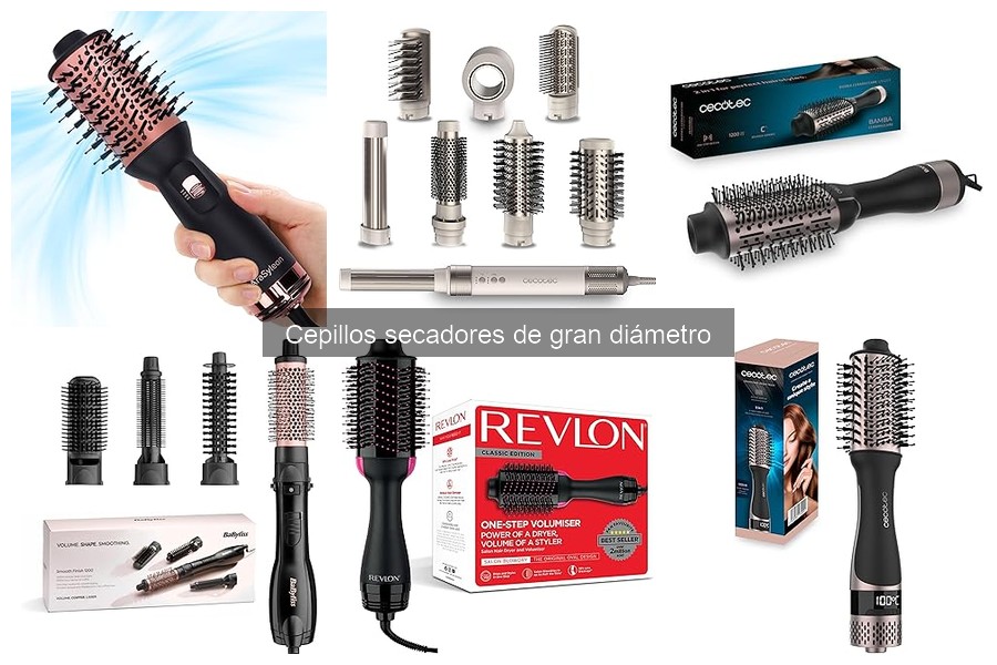 Consejos para Peinar Cabello Grueso con Cepillos Secadores