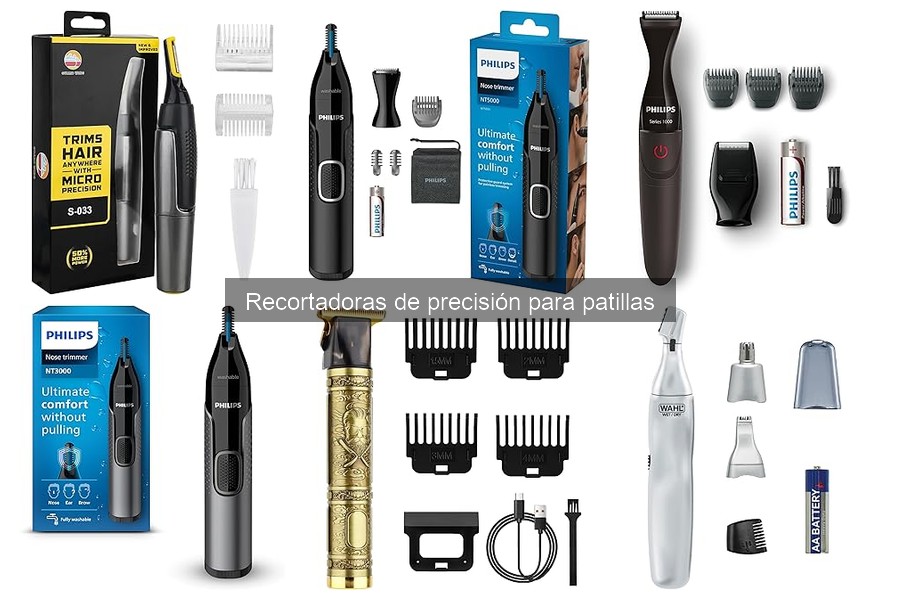 Consejos para un Acabado Profesional con Recortadoras de Patillas