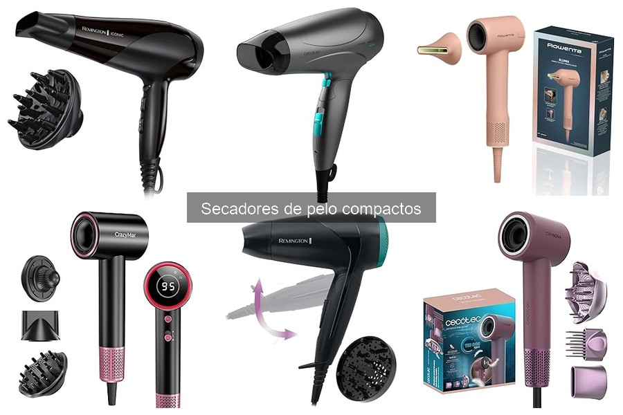 Consejos para usar secadores de pelo compactos eficazmente