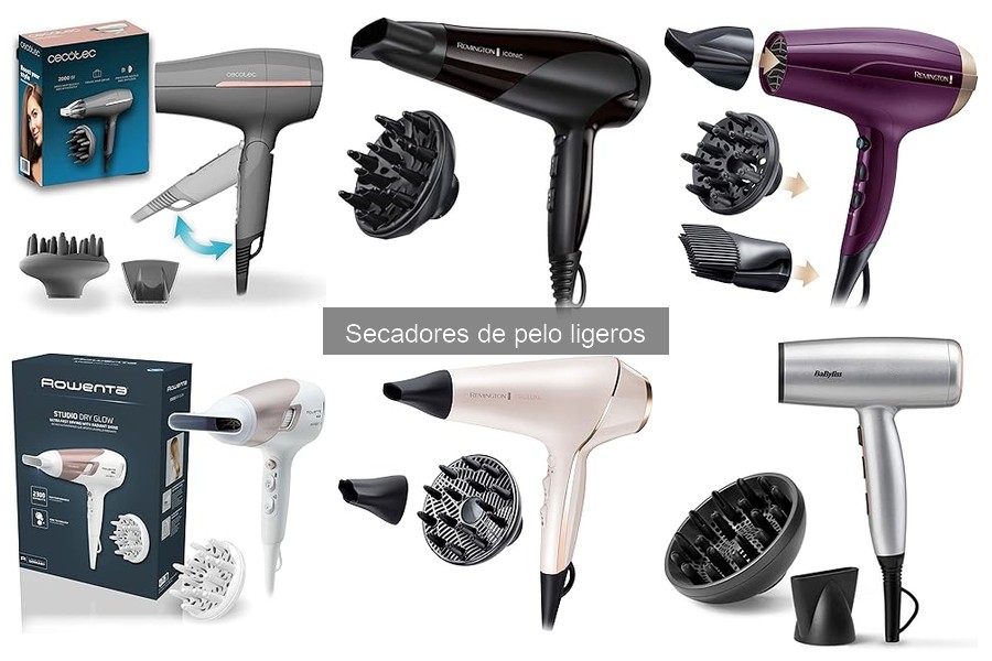 Consejos para usar un secador de pelo ligero eficazmente