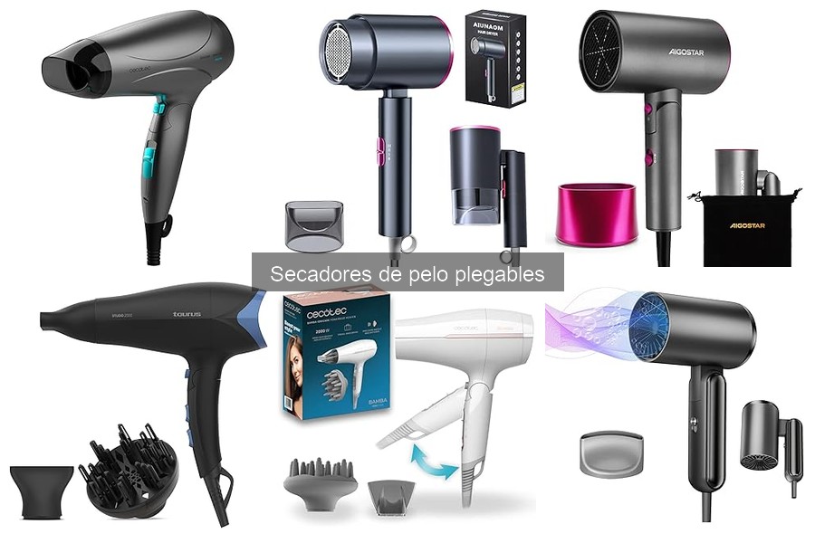 Consejos para usar un secador de pelo plegable correctamente