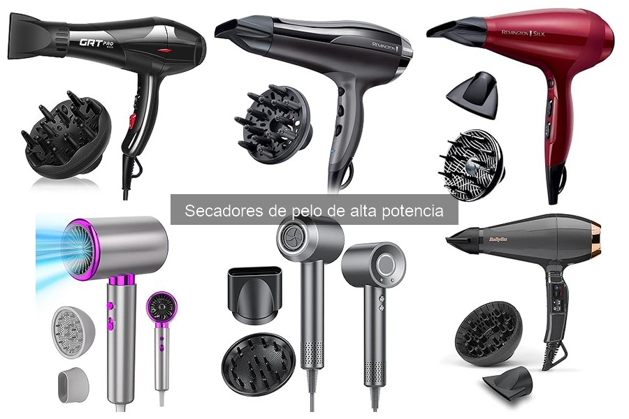 Consigue descuentos en secadores de pelo de alta potencia