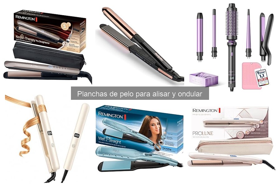 ¿Cuál es la temperatura ideal para planchas de pelo?