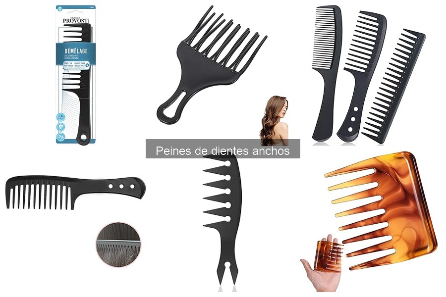 ¿Cuándo usar un peine de dientes anchos? Tips y recomendaciones