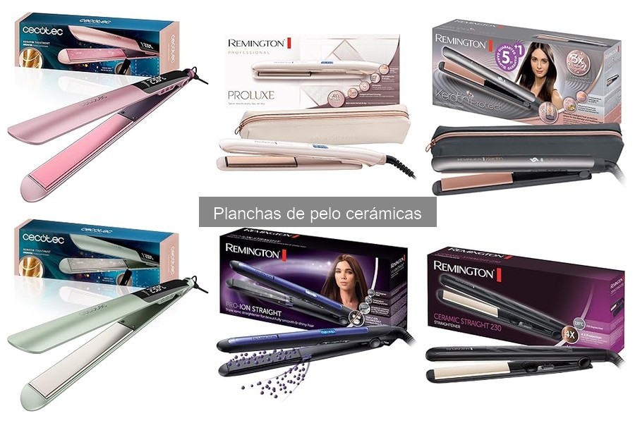 ¿Cuánto tarda en calentar una plancha de pelo cerámica?