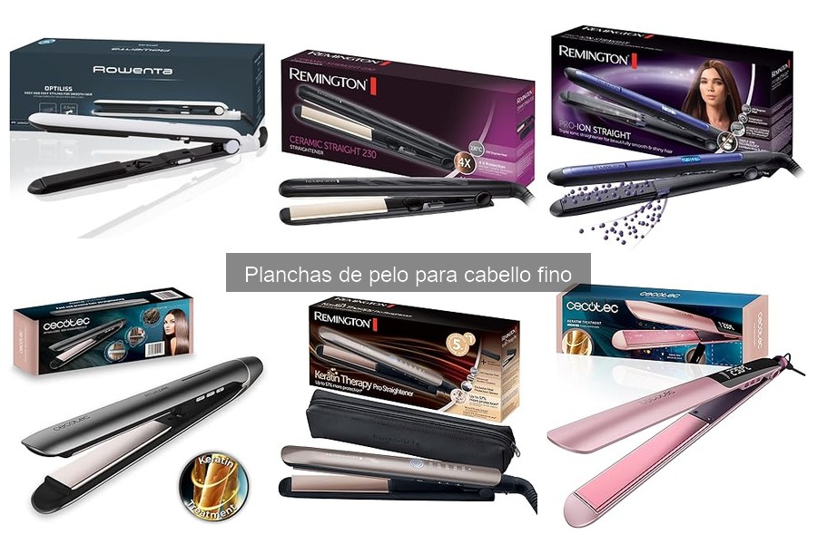 Cuida tu cabello fino con estas recomendaciones para planchas