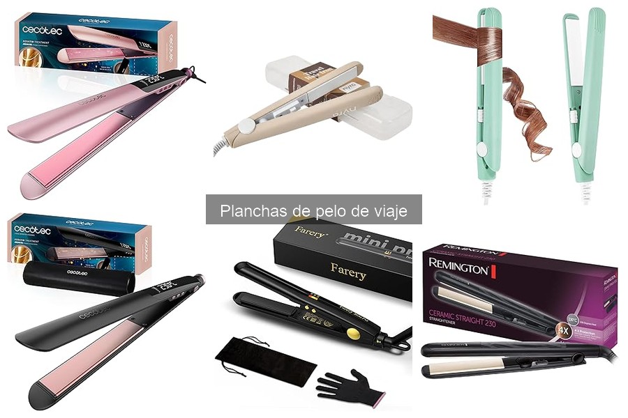 ¿Dañan las planchas de pelo de viaje tu cabello?