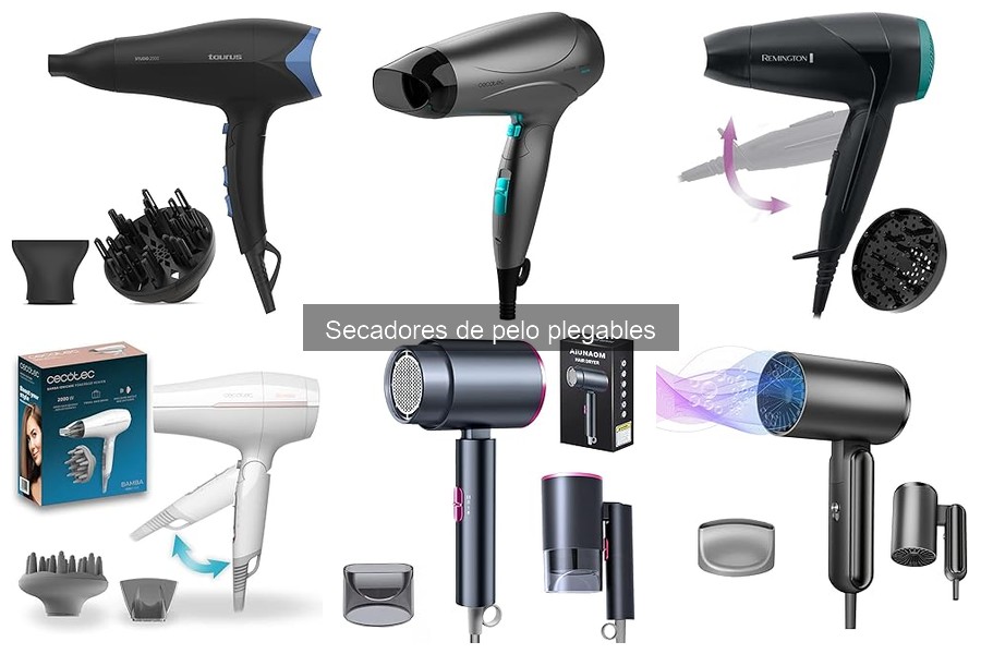 ¿Dañan los secadores de pelo plegables tu cabello?