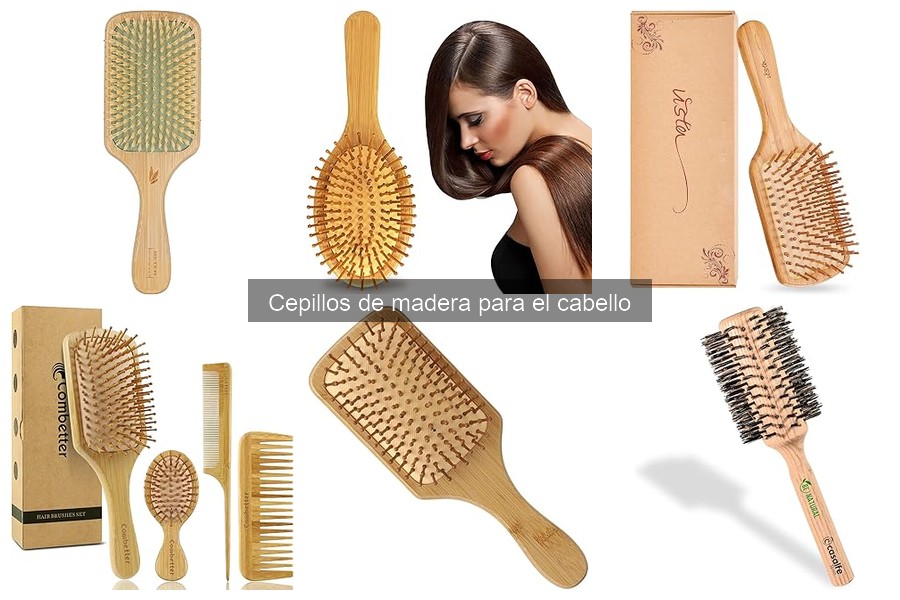 Diferencias entre cepillos de madera y sintéticos para el cabello