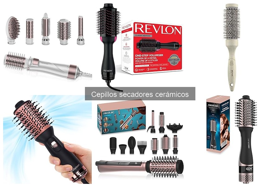 Diferencias entre cepillos secadores cerámicos e iónicos
