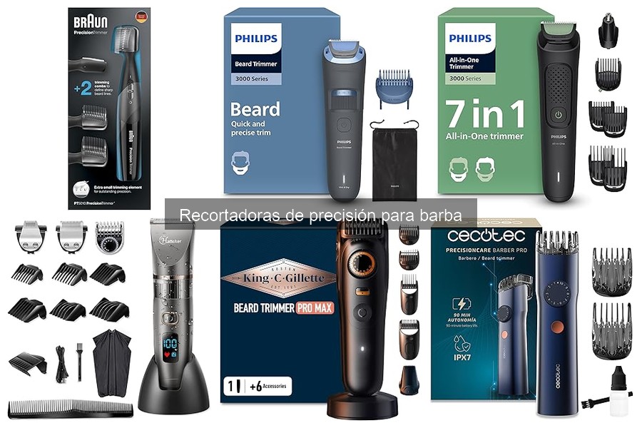 Diferencias entre recortadoras de precisión y máquinas de afeitar