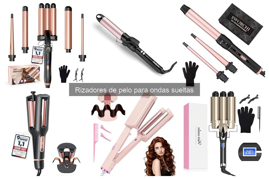 Diferencias entre rizadores de pelo para ondas sueltas y otros