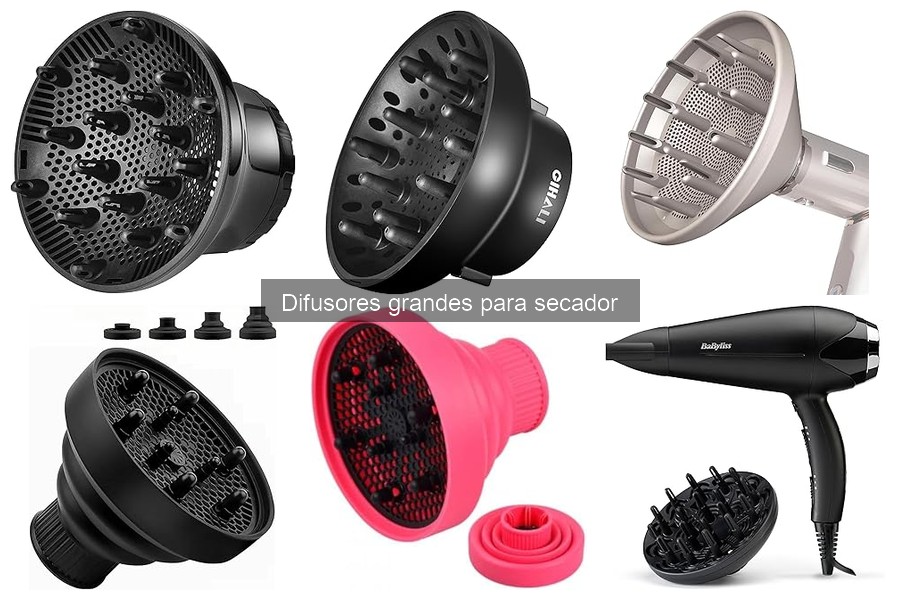 Difusores grandes compatibles con diferentes secadores