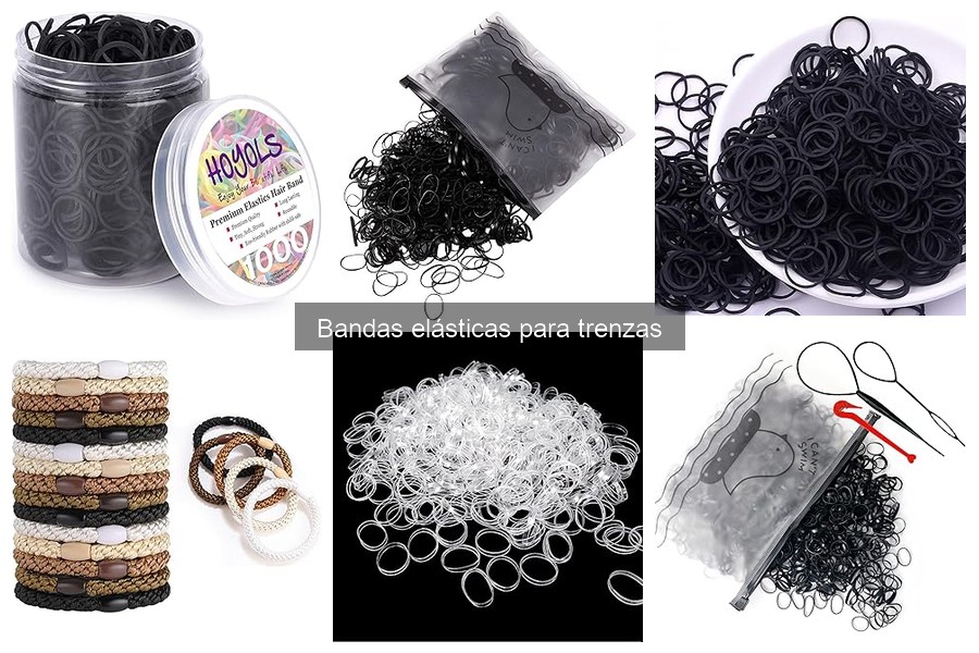 Dónde comprar bandas elásticas para trenzas al mejor precio
