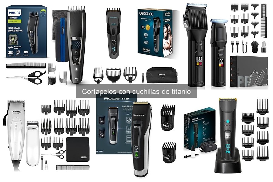 Dónde comprar cortapelos con cuchillas de titanio al mejor precio