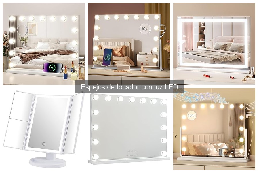 ** Dónde comprar espejos de tocador con luz LED: Mejores opciones