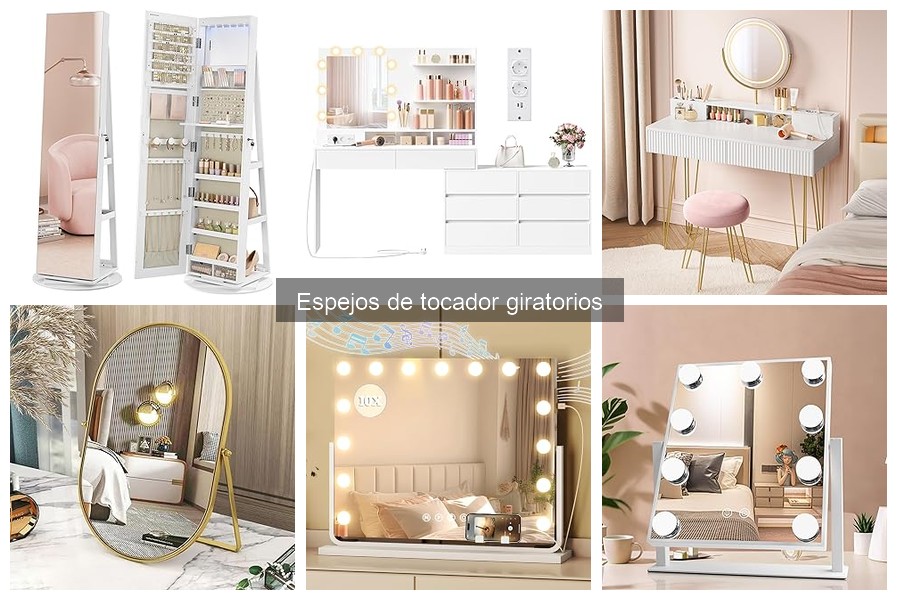 Dónde comprar espejos de tocador giratorios a buen precio