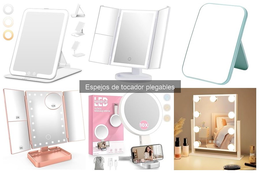 Dónde comprar espejos de tocador plegables a buen precio