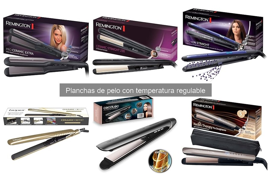 Dónde comprar planchas de pelo con temperatura regulable baratas