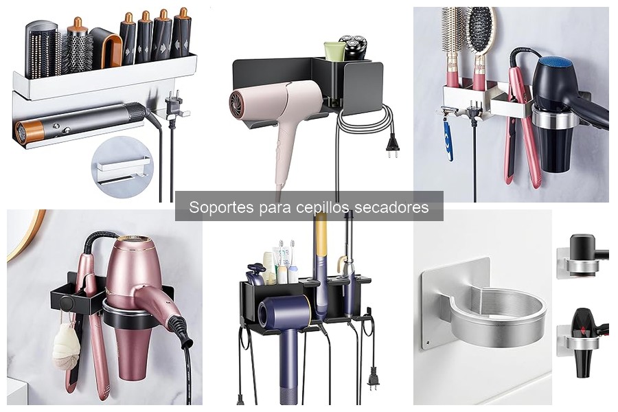 Dónde comprar soportes para cepillos secadores: mejores opciones