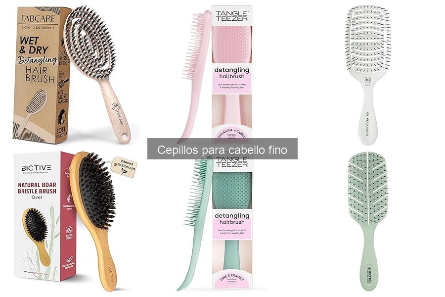 Efectividad de los cepillos térmicos para cabello fino