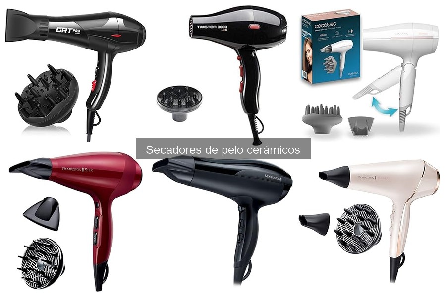 Efectos de los secadores de pelo cerámicos en la salud del cabello