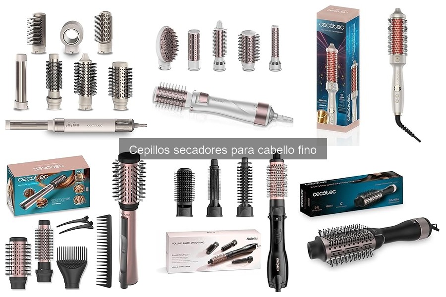 Efectos del Calor en Cabello Fino al Usar Cepillo Secador