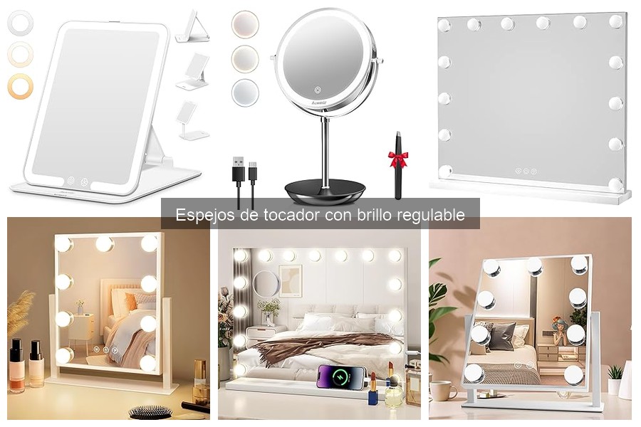 Encuentra ofertas en espejos de tocador con brillo regulable