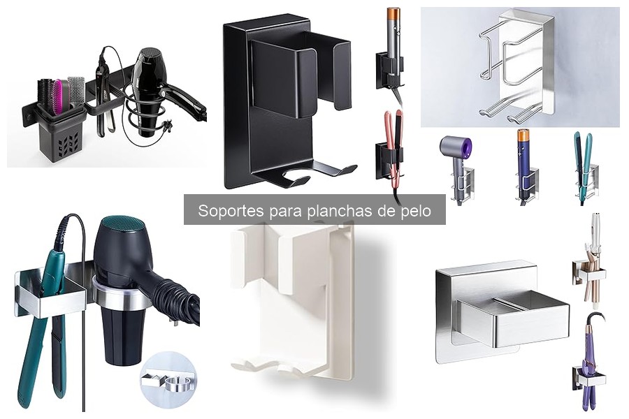 Errores comunes al elegir soportes para planchas de pelo