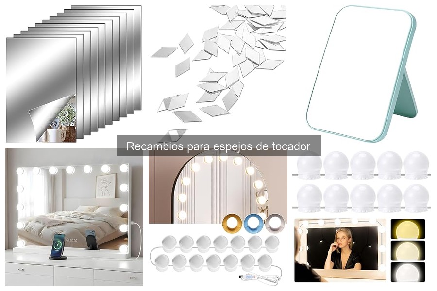 Errores comunes al reemplazar recambios de espejo de tocador