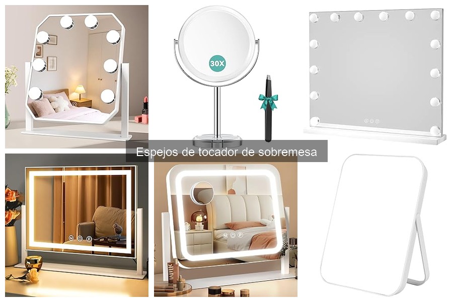 Errores comunes al usar espejos de tocador de sobremesa