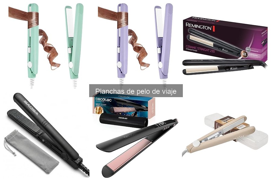 Errores comunes al usar planchas de pelo de viaje