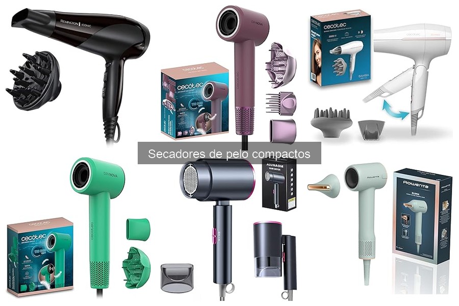 Errores comunes al usar secadores de pelo compactos