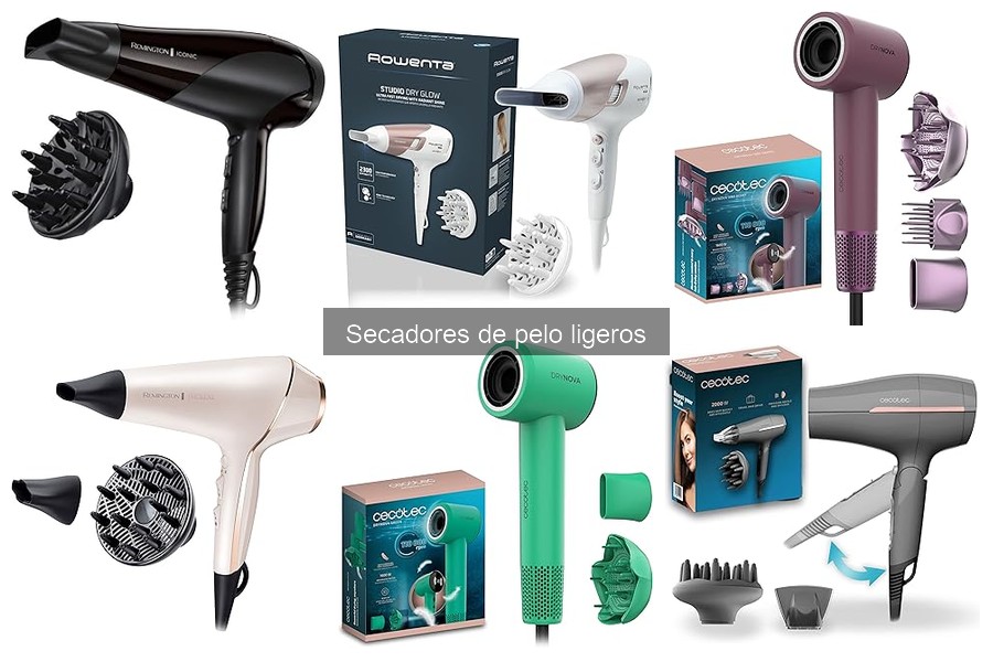 Errores comunes al usar secadores de pelo ligeros
