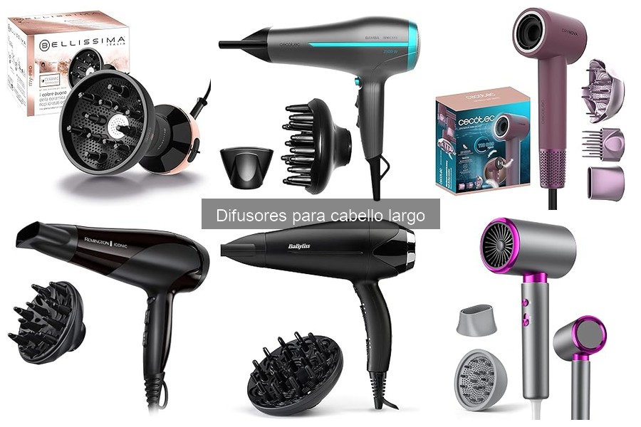 Errores comunes al usar un difusor en cabello largo