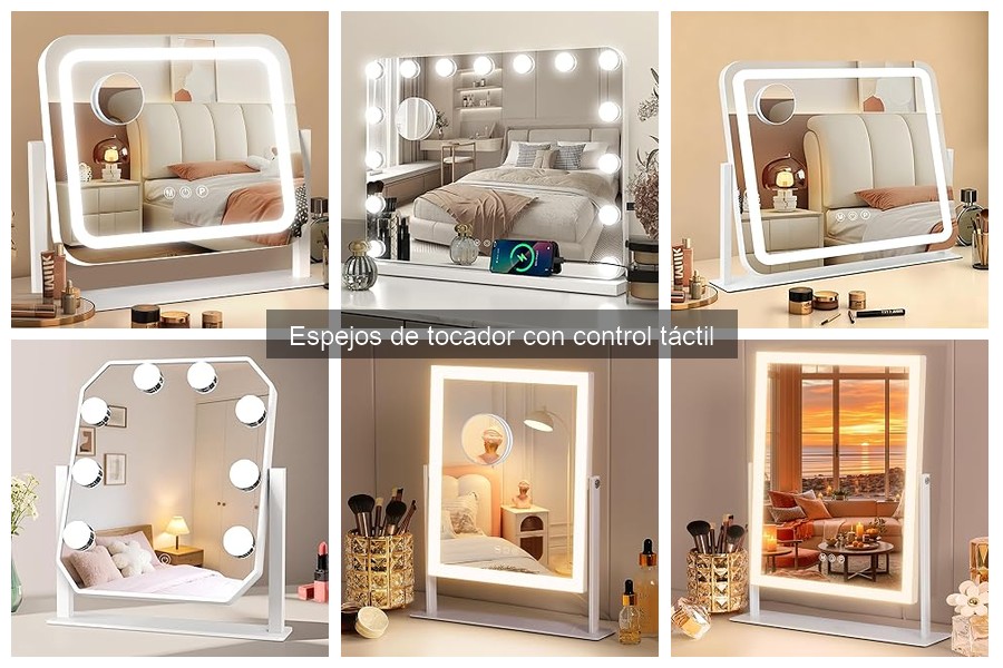 Errores comunes al usar un espejo de tocador táctil