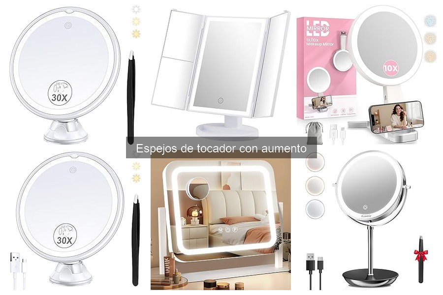 Espejos de Tocador con Aumento: Beneficios y Características