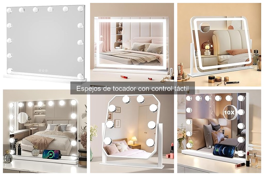 Espejos de tocador con control táctil: ¿Qué son y sus beneficios?