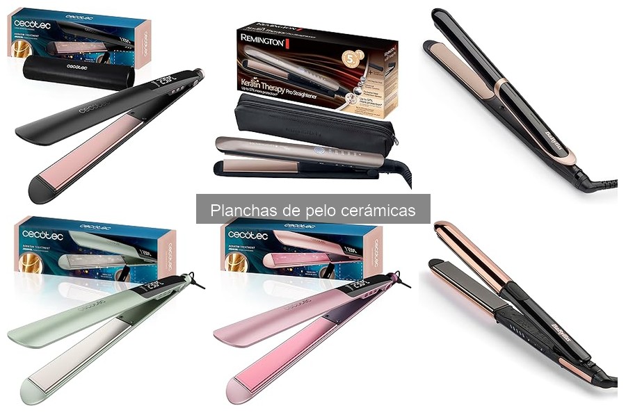 Estilos de peinado con planchas de pelo cerámicas