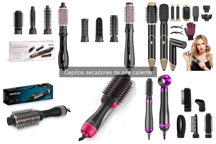 Evita dañar tu cabello con el cepillo secador de aire caliente