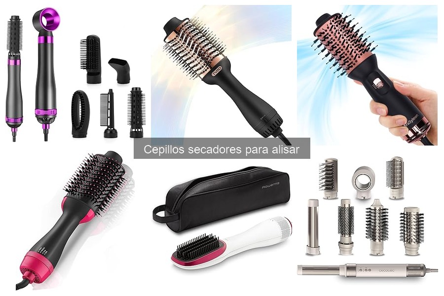 ¿Funcionan los cepillos secadores para alisar el cabello?