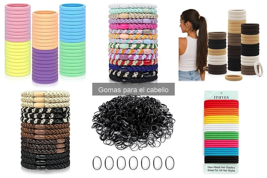 ** Gomas para el cabello que no dejan marcas: Mejores opciones