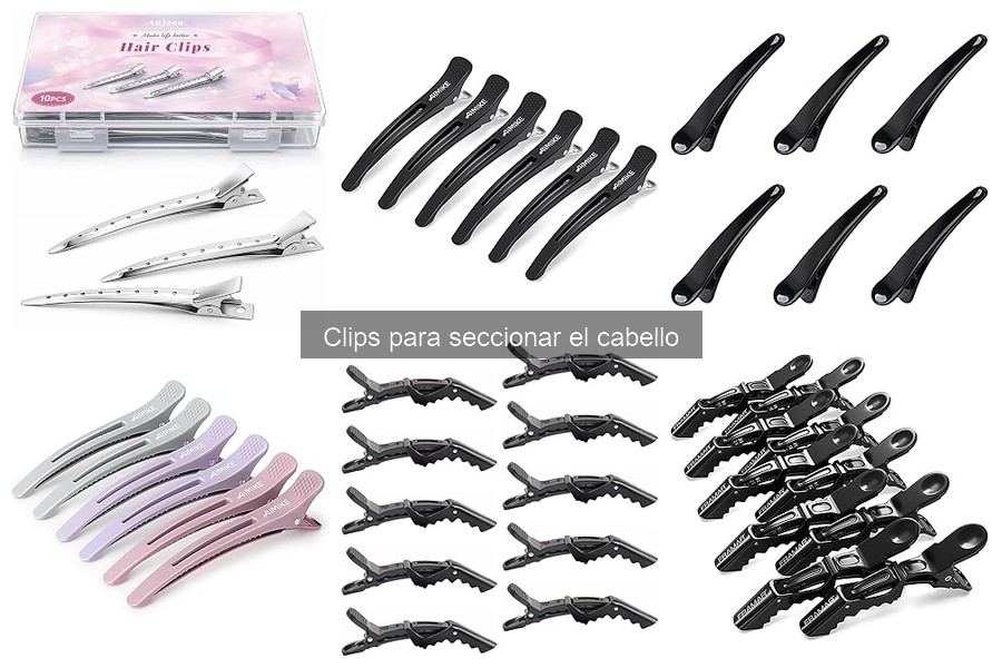 Guía de compra de clips para seccionar el cabello