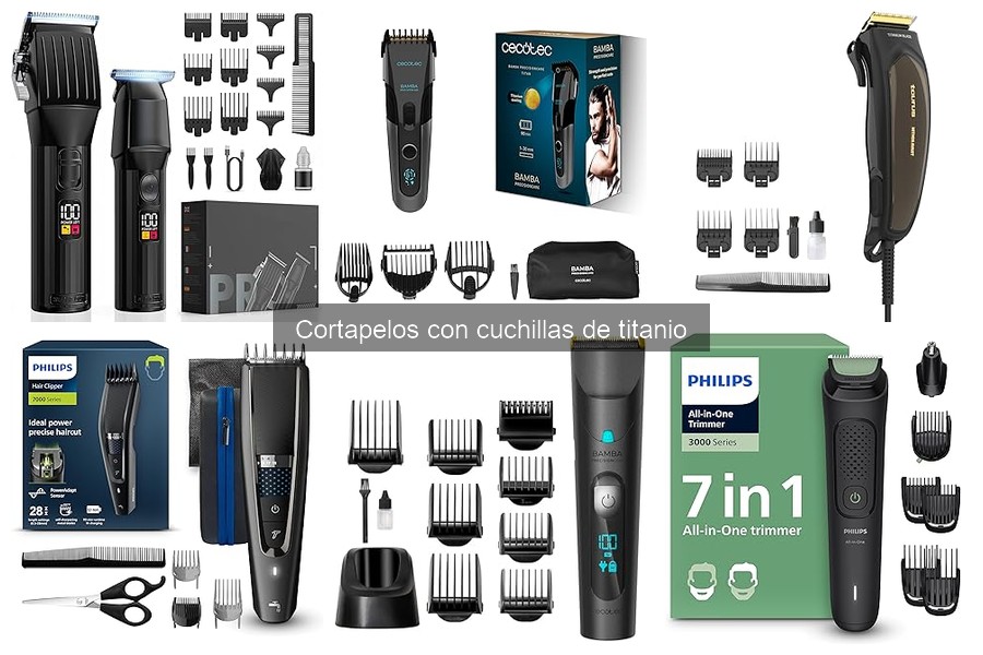 Guía de Compra de Cortapelos con Cuchillas de Titanio