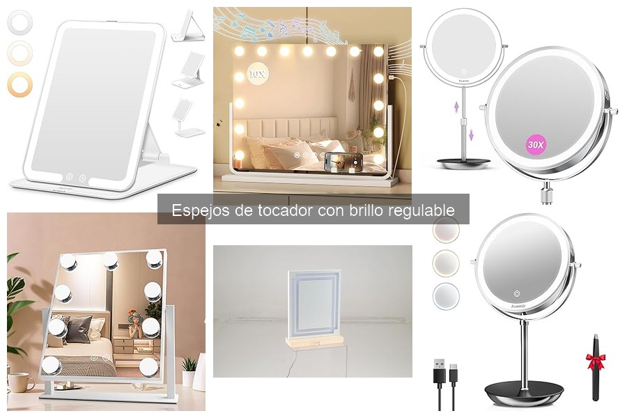 Guía de compra de espejos de tocador con brillo regulable