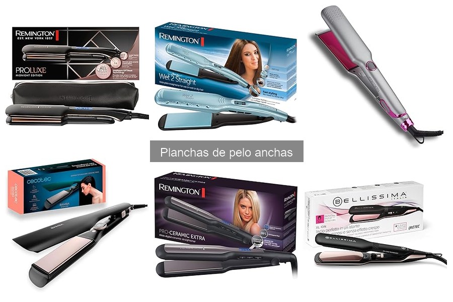 Guía de compra de planchas de pelo anchas para un peinado perfecto